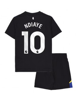 Billige Everton Iliman Ndiaye #10 Tredjedraktsett Barn 2025-26 Kortermet (+ Korte bukser)